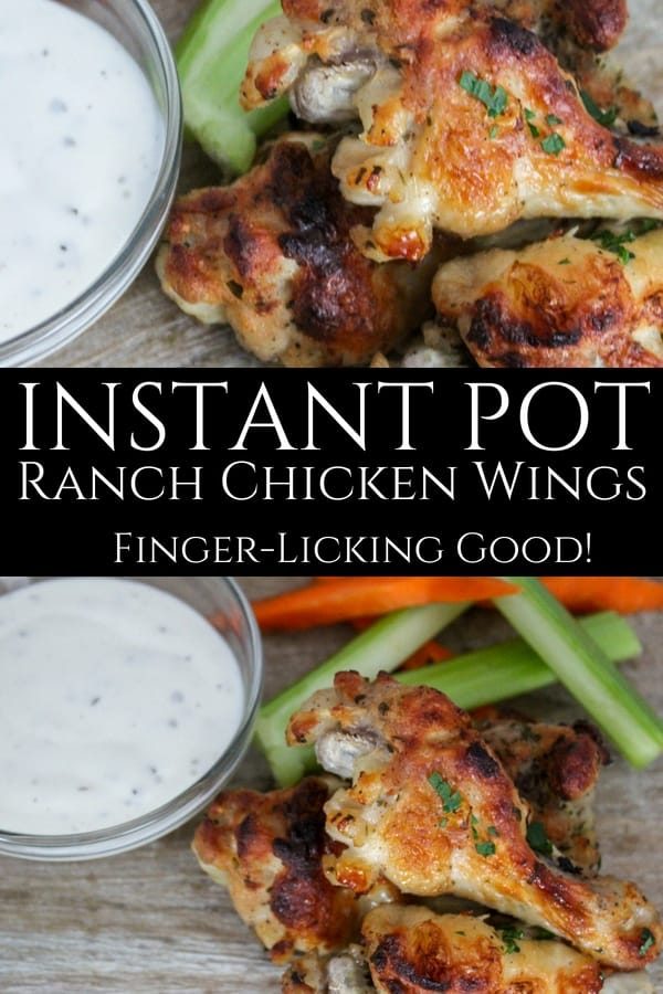 Ranch Instant Pot Chicken Wings