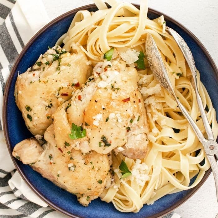Instant Pot Garlic Parmesan Chicken with smooth Sauce