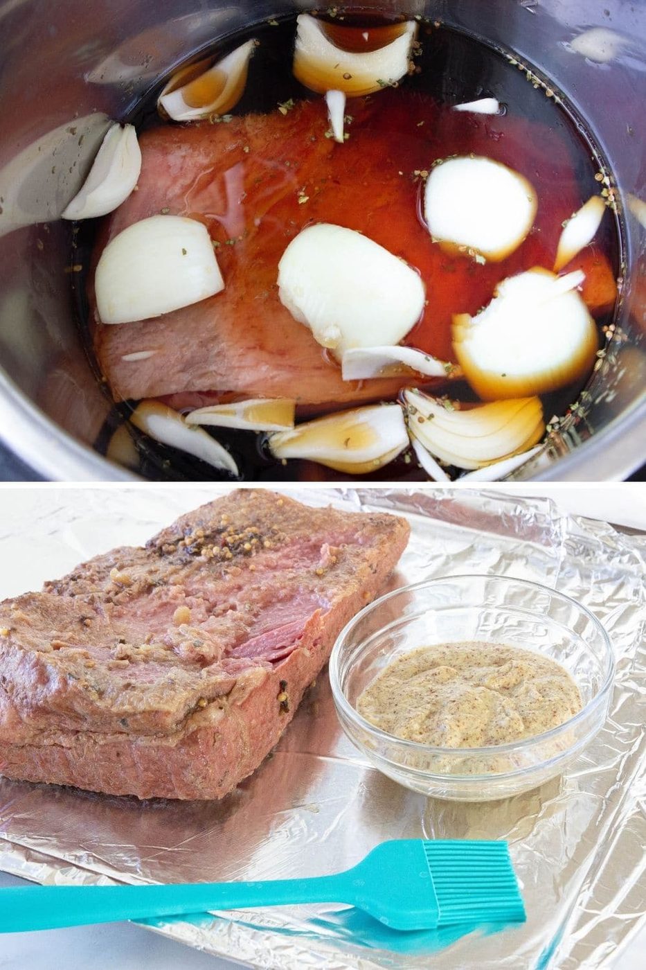 pressure cooker corned beef steps on how to make
