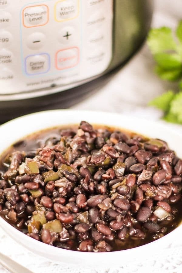 No Soak Instant Pot Cuban Black Beans