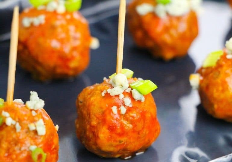 Instant Pot Buffalo Chicken Meatballs