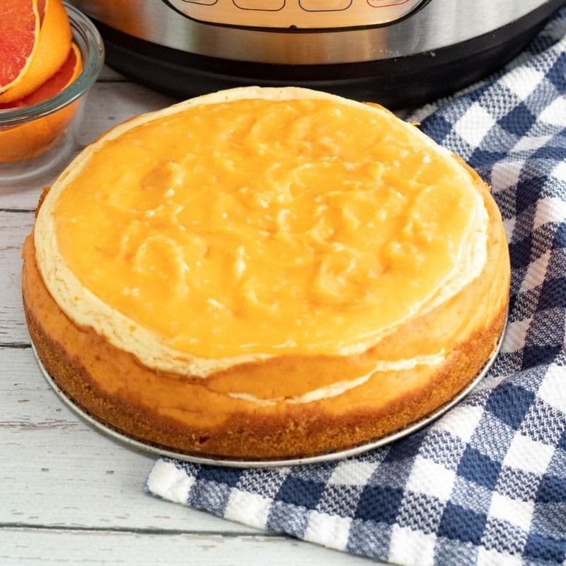 Instant Pot Orange Cheesecake – Creamsicle