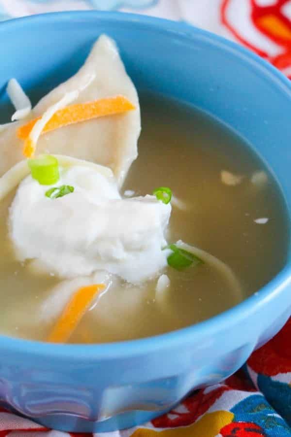 Instant Pot Pierogi Soup with Stovetop Directions