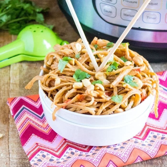 Instant Pot Thai Peanut Noodles