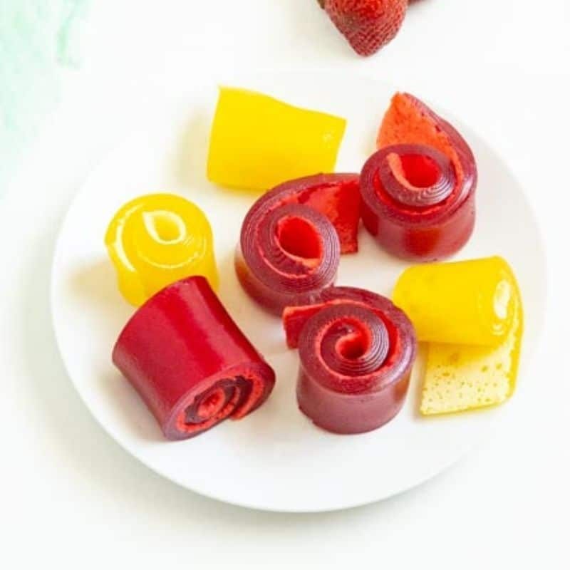 Jello Roll Ups with Marshmallow