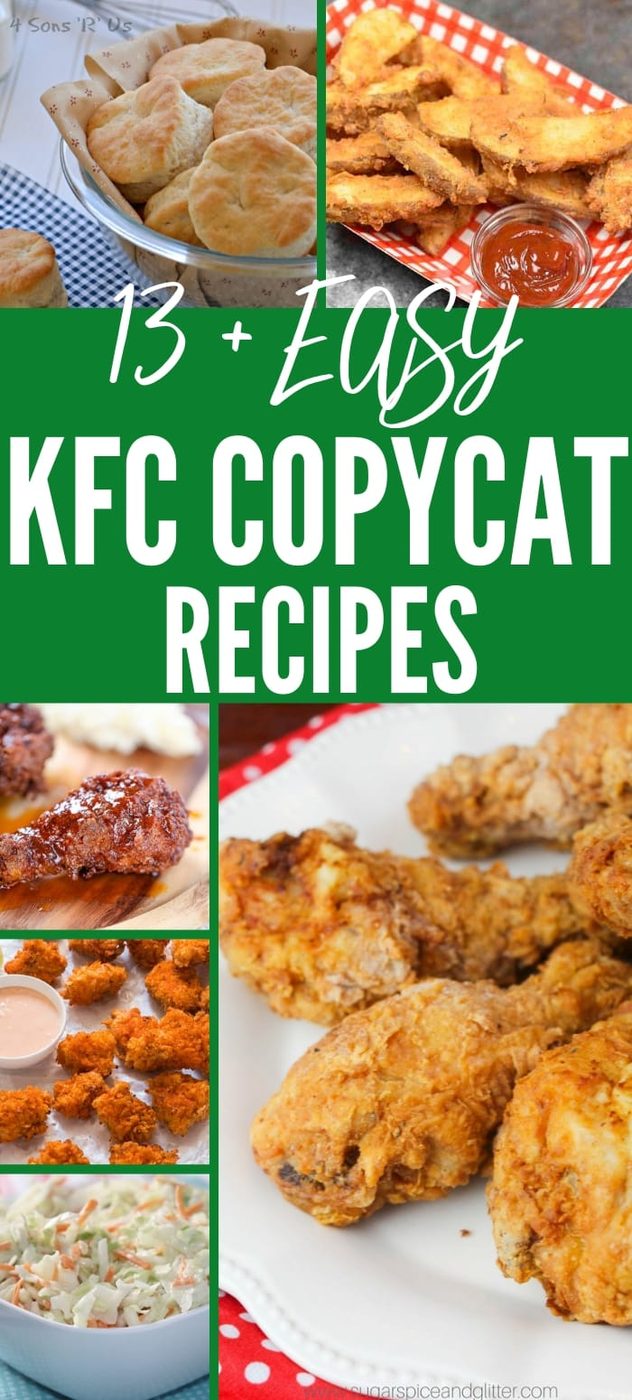 13 KFC diner-style Recipes To Make At Home
