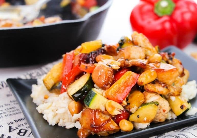 Takeout Inspired Kung Pao Chicken