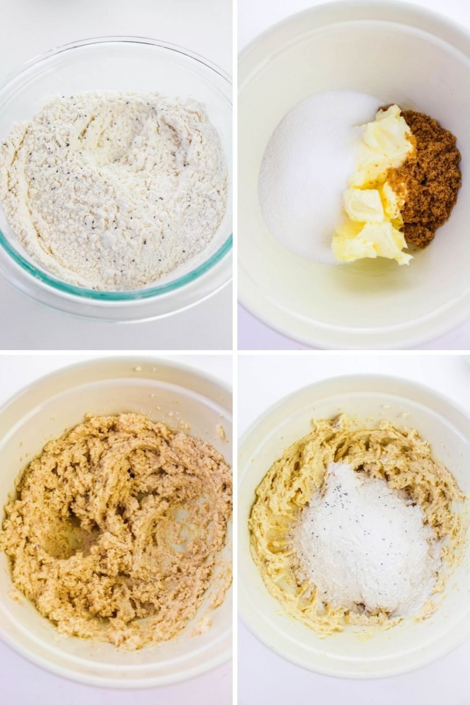 poppy seed cookies collage on how to make cookie batter