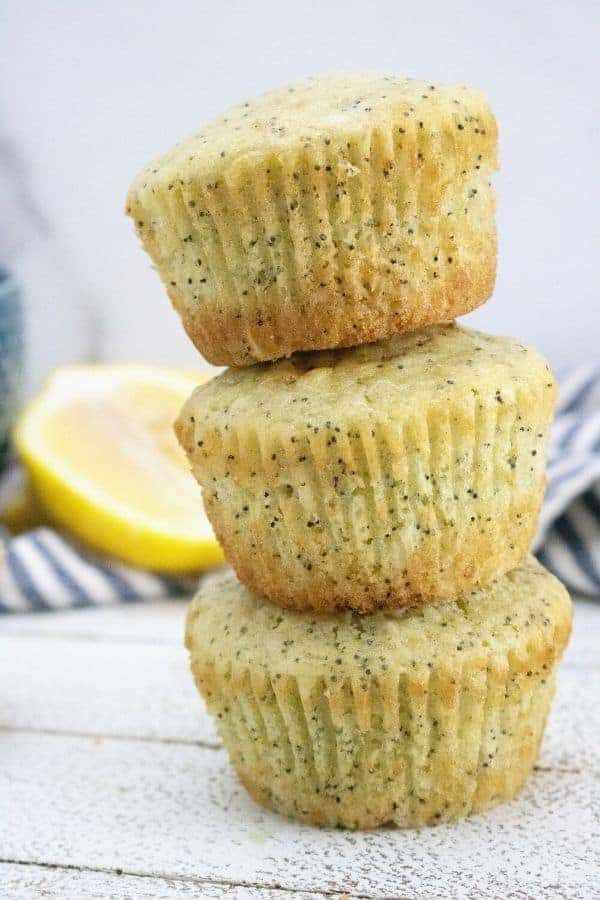 Bakery Style Jumbo Lemon Poppy Seed Muffins