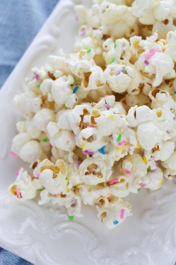 Marshmallow Popcorn and Sprinkles