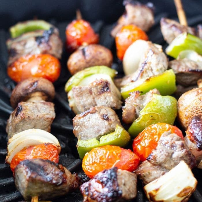 Ninja Foodi Grill Steak Kabobs