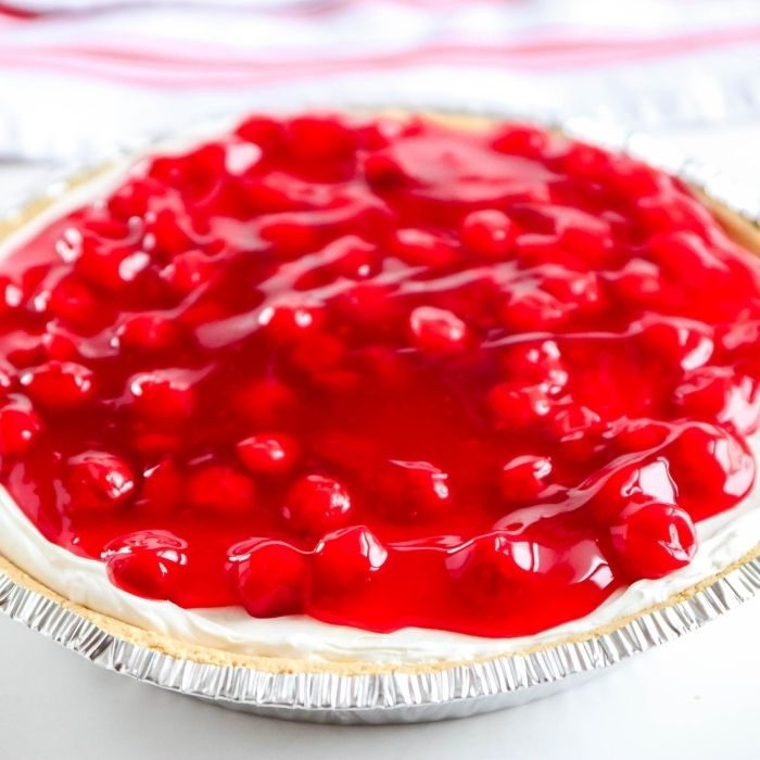 5 Ingredient No Bake Cherry Cheesecake