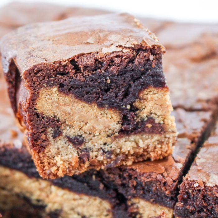 Nutter Butter Slutty Brownies