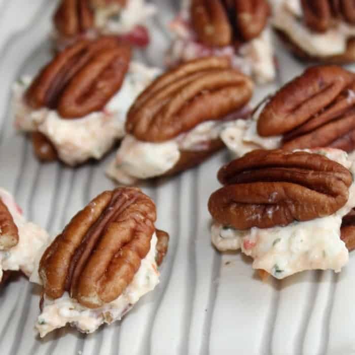 stuffed pecan halves