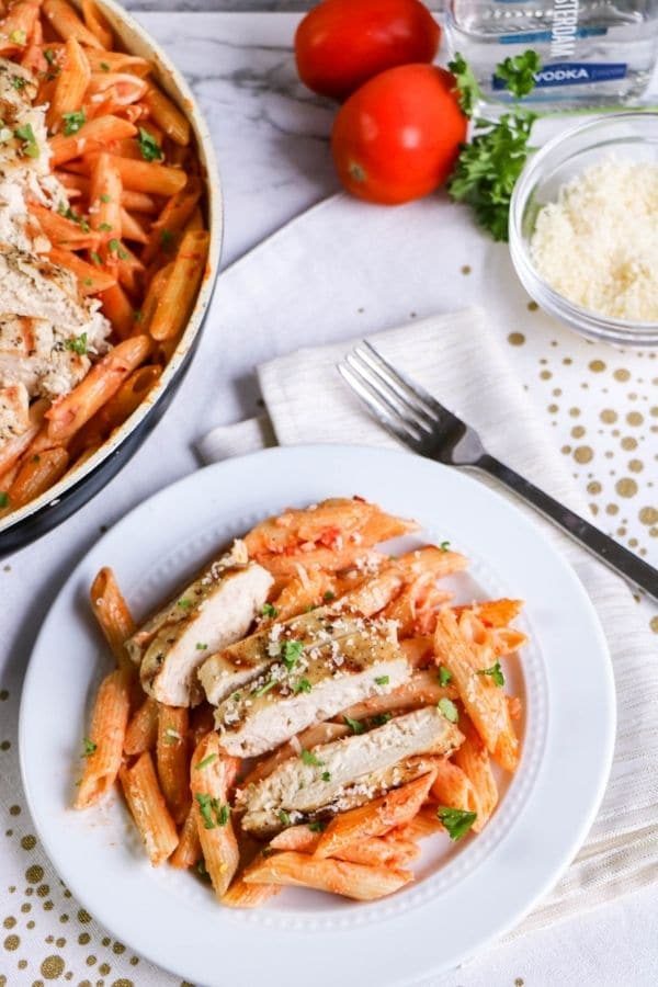 Penne Alla Vodka with Chicken