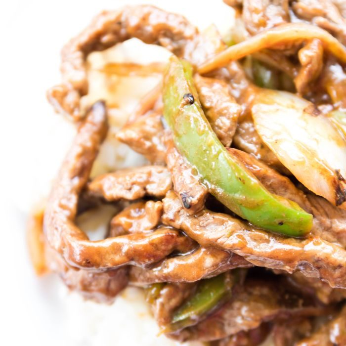 Pepper Steak with Rice