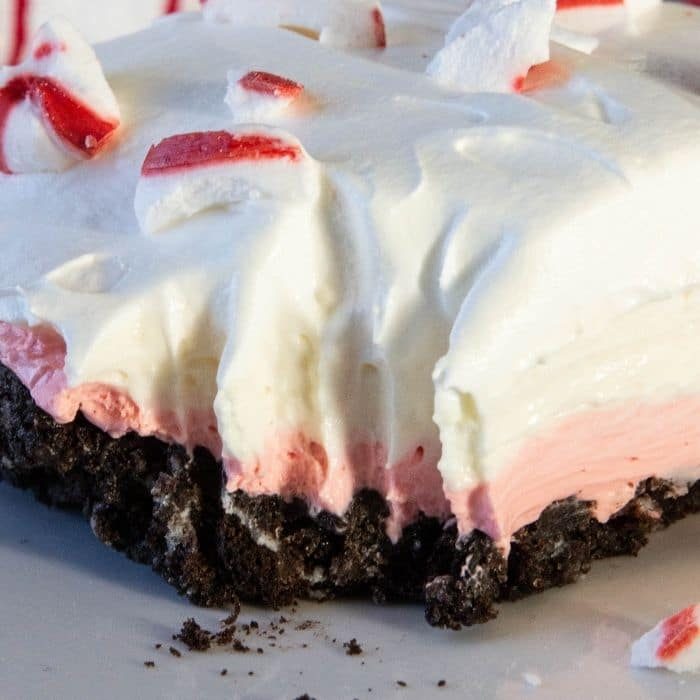 No-Bake Peppermint Lush Layered Dessert