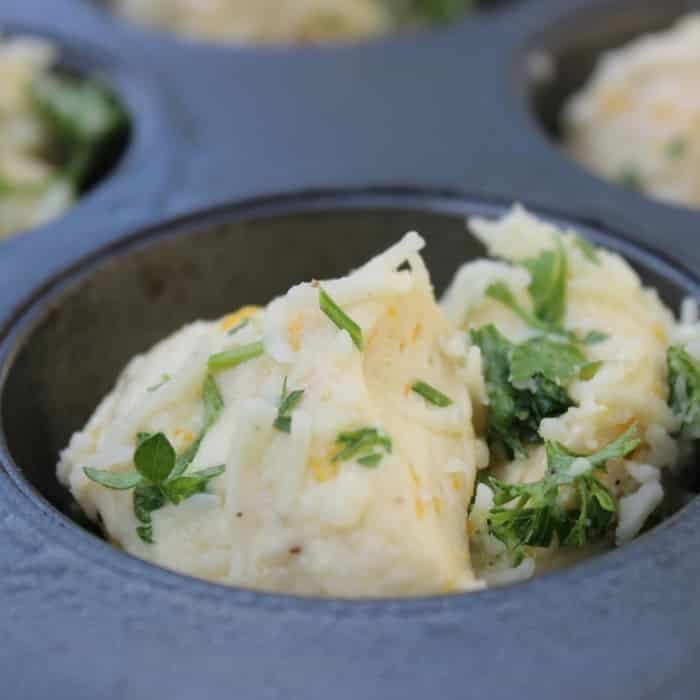 pull apart rolls with Grands biscuits in muffin pan 