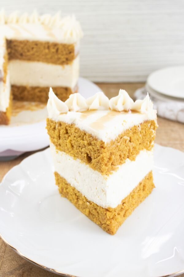 Incredible Pumpkin Cheesecake Cake