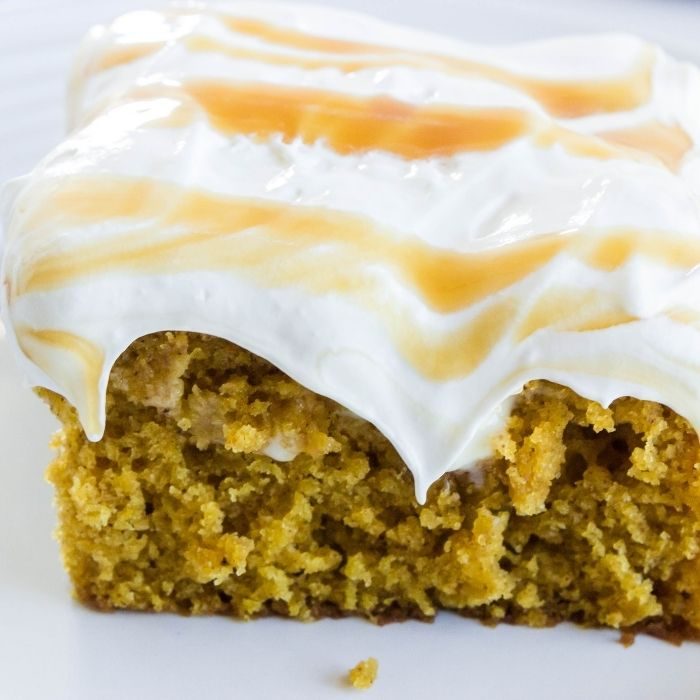 Pumpkin Poke Cake