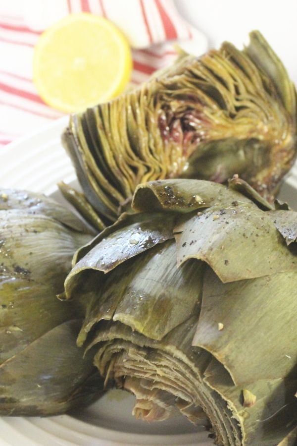 Delicious Roasted Artichokes