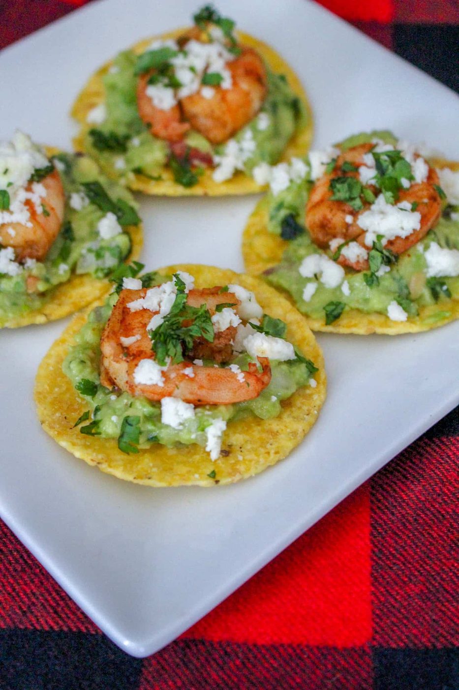 shrimp guacamole bites