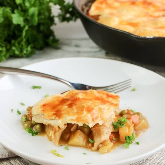 One-Skillet Chicken Pot Pie
