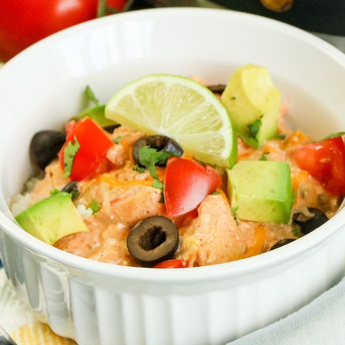 Low Carb crockpot Mexican Chicken