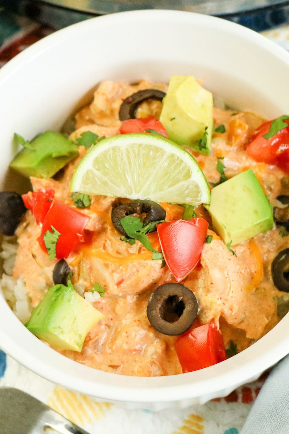 Low Carb crockpot Mexican Chicken