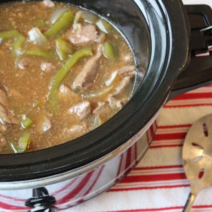 pepper steak slow cooker recipe