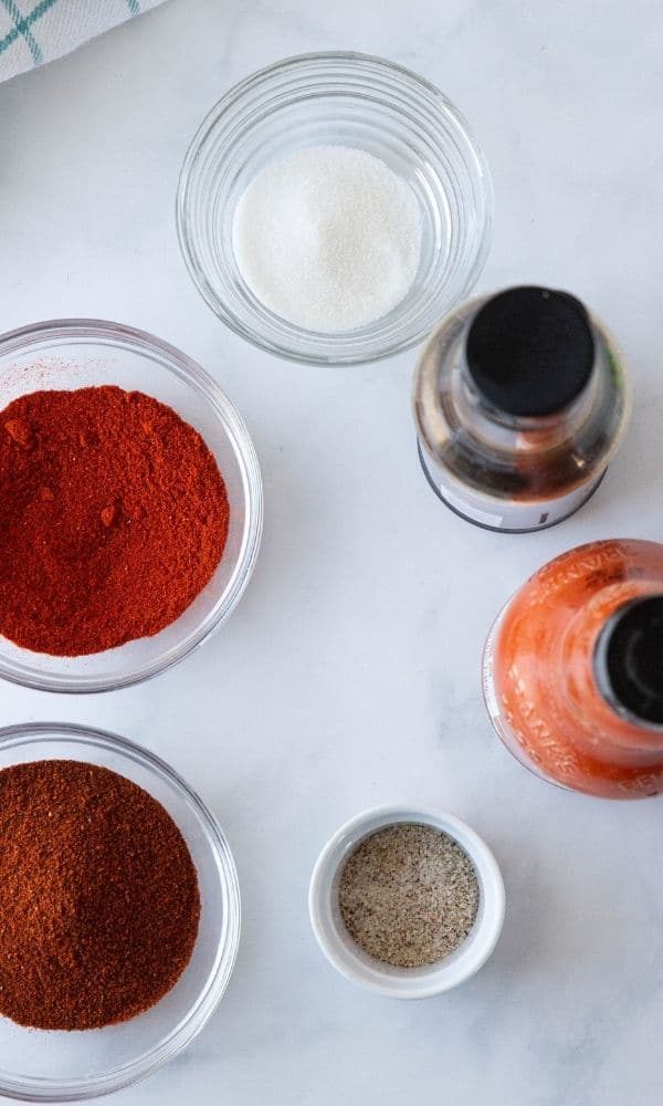 ingredients for spicy beer bombs 