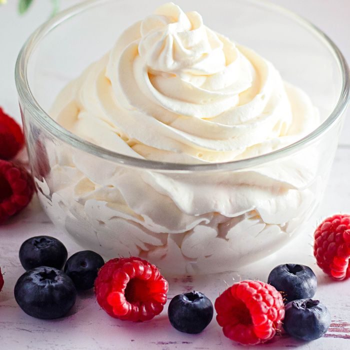 Stabilized Whipped Cream Frosting