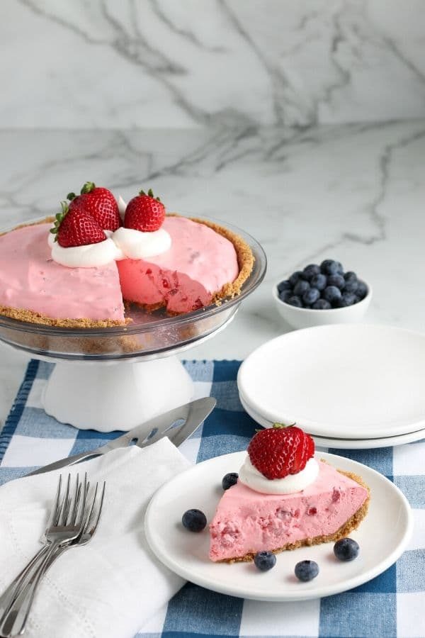 Strawberry Jello Pie