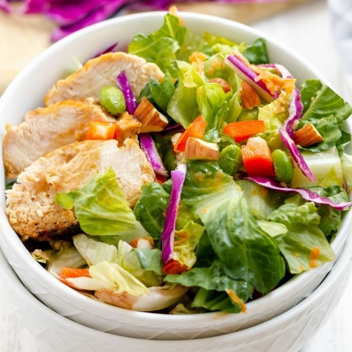 Thai Salad and Homemade Thai Salad Dressing