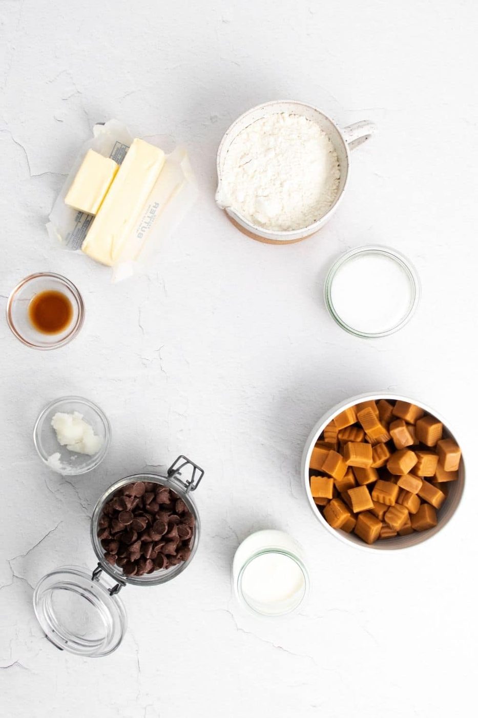 From-scratch Twix Bars