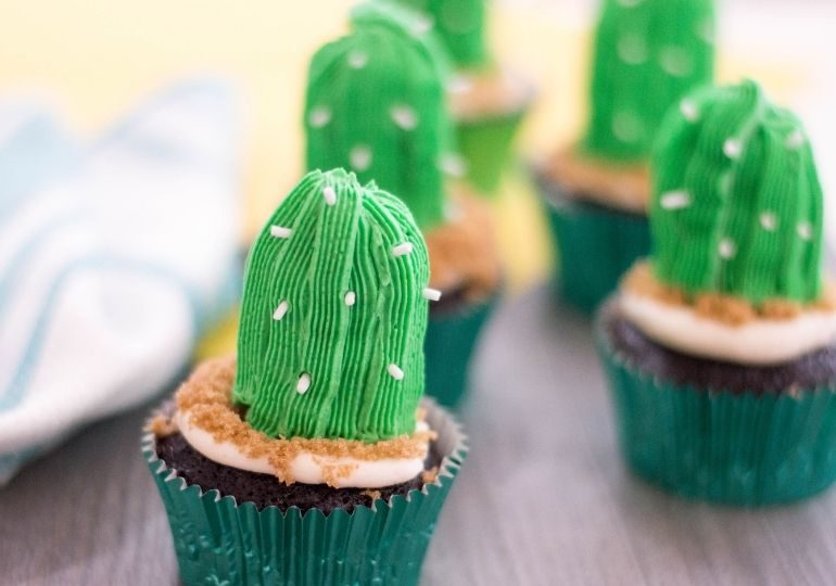 Cactus Cupcakes Perfect For A Birthday Bash