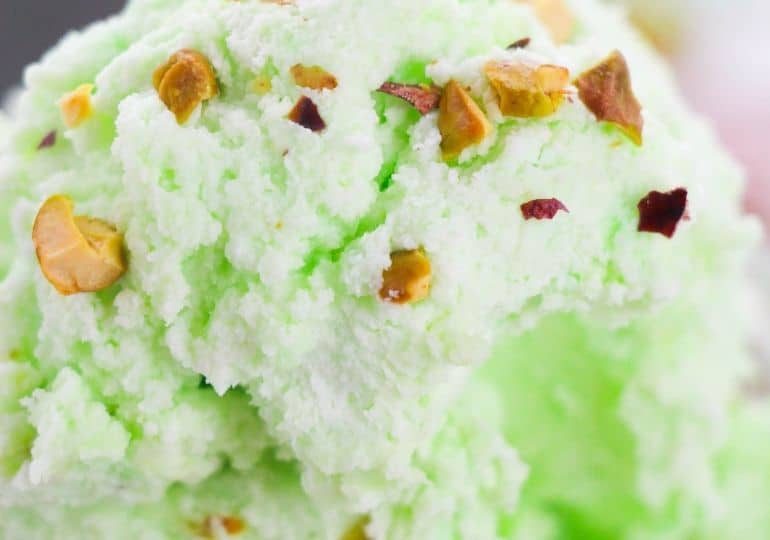 No Churn Pistachio Ice Cream