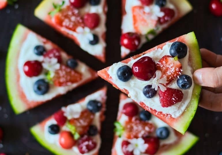 Refreshing Watermelon Pizza