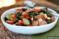 Rustic Sausage and White Bean Ragout with Tuscan Greens