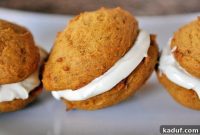 Velvet Pumpkin Cream Sandwiches