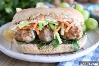 Banh Mi Meatball Heroes