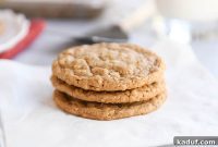Spiced Gingerbread Cookie Butter Oatmeal Cookies