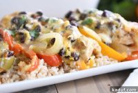 Ultimate Cheesy Chicken Enchilada Bake