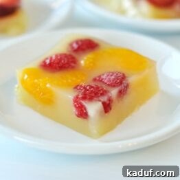 Sparkling Orange Gelatin from Scratch 4 Sparkling Orange Jello with fruit
