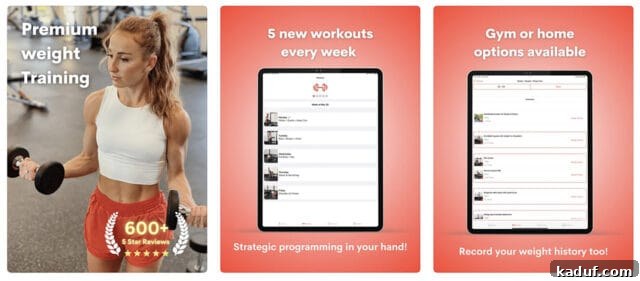 Weekend Contemplations 7 Screenshot of the Sadie Active workout app interface, showing a structured workout plan.