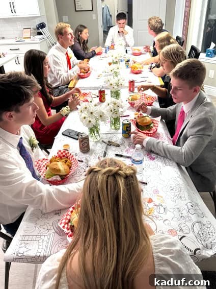Friday's Frame of Mind 14 Group of high school students dressed up for Homecoming