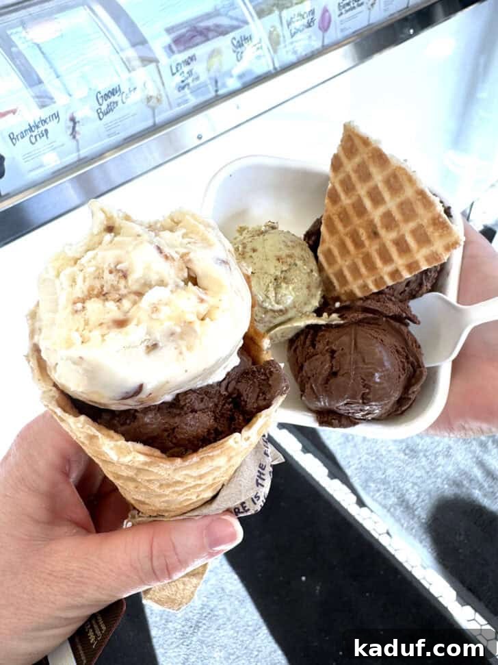 Friday's Frame of Mind 17 Scoops of Jeni's ice cream in a cup