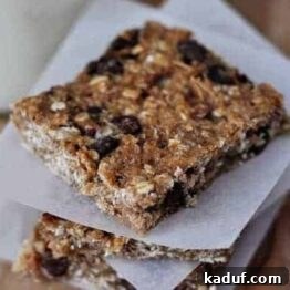 Healthy Banana Oat Snack Bars