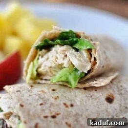 Chicken Caesar Salad Wrap