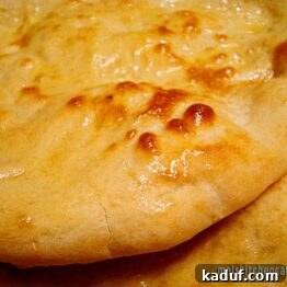 Freshly baked naan bread